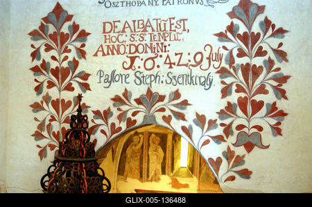 Csaroda, Református templom-stock-foto