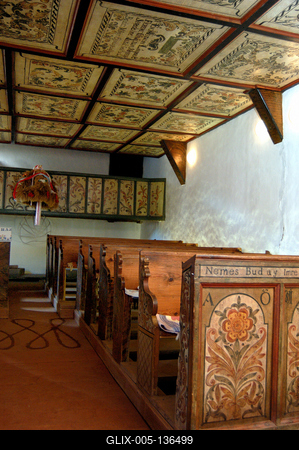 Tákosi református templom-stock-foto