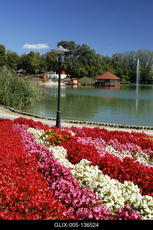 Gyömrői tófürdő-stock-foto