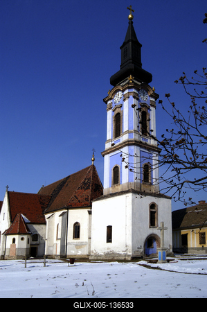 Ráckeve, Szerb templom-stock-foto