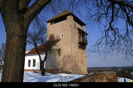 Dunaföldvár, Csonka-torony-stock-foto