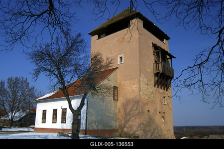 Dunaföldvár, Csonka-torony-stock-foto