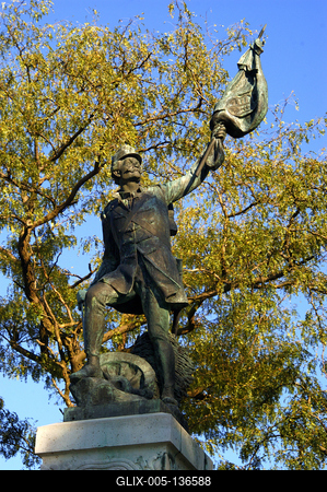 Nagykáta, Szabadságharc emlékmű-stock-foto