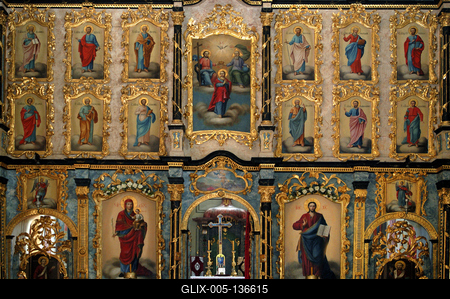 Grábóc, Szerb ortodox kolostor és templom-stock-foto