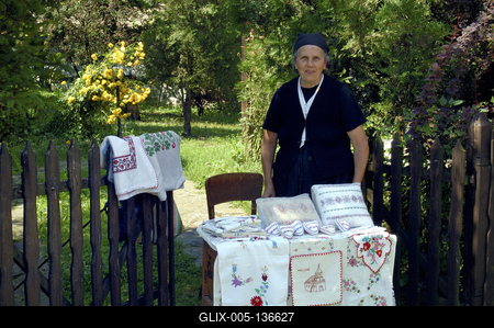 Hollókő, Ófalu védett falurész-stock-foto