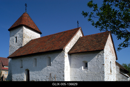 Hévízgyörk, Szent Márton templom (Öregtemplom)-stock-foto