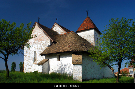 Hévízgyörk, Szent Márton templom (Öregtemplom)-stock-foto