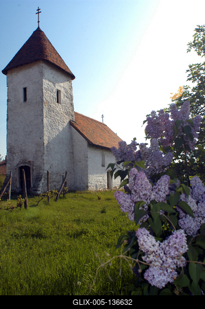 Hévízgyörk, Szent Márton templom (Öregtemplom)-stock-foto
