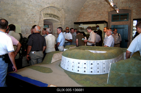 Komárom, Monostori erőd-stock-foto