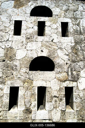 Komárom, Monostori erőd-stock-foto