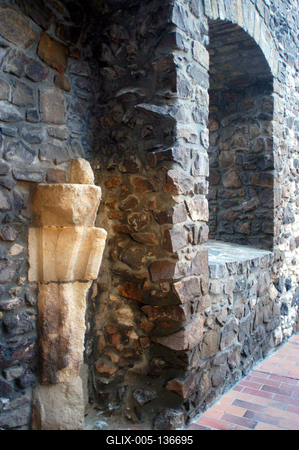 A Hollókői vár-stock-foto