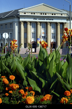 Nyíregyháza, Jósa András múzeum-stock-foto