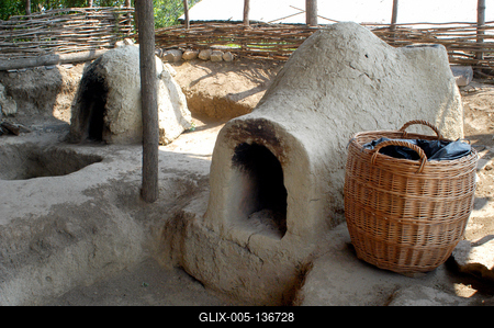 Százhalombatta, "Matrica" Múzeum és Régészeti Park-stock-foto