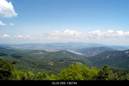 Kilátás Dobogókőről-stock-foto