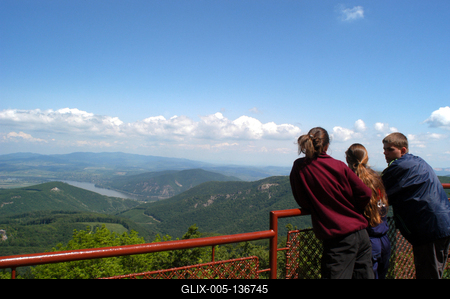 Kilátás Dobogókőről-stock-foto