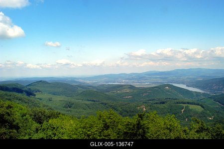Kilátás Dobogókőről-stock-foto