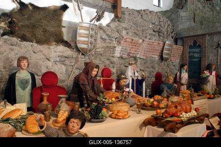 Visegrád, Panoptikum a Visegrádi várban-stock-foto