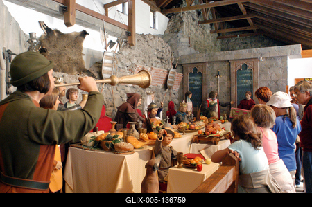 Visegrád, Panoptikum a Visegrádi várban-stock-foto