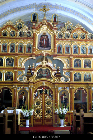 Kállósemjén, görög katolikus templom-stock-foto