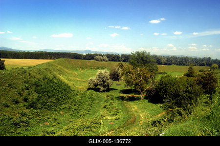 Szabolcsi földvár-stock-foto