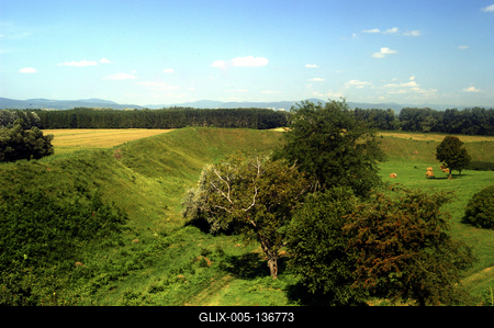Szabolcsi földvár-stock-foto