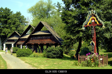 Zalaegerszeg, Göcseji Falumúzeum-stock-foto