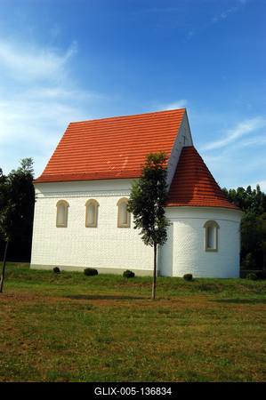 Zalavár, Szent István kápolna-stock-foto