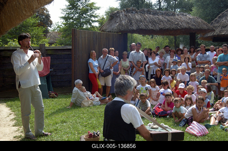 Szegi vásár a zalaegerszegi falumúzeumban-stock-foto