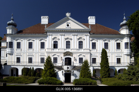 Szirák, Teleki-Degenfeld-kastély-stock-foto