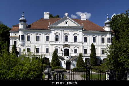 Szirák, Teleki-Degenfeld-kastély-stock-foto