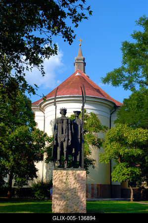 Cegléd, Dózsa-emlékmű-stock-foto