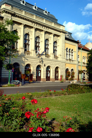 Cegléd, Városháza-stock-foto