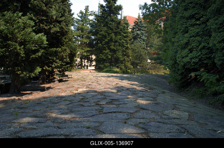 Szombathely, Borostyánkő út-stock-foto