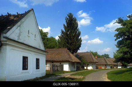 Szombathely, Vasi Skanzen-stock-foto