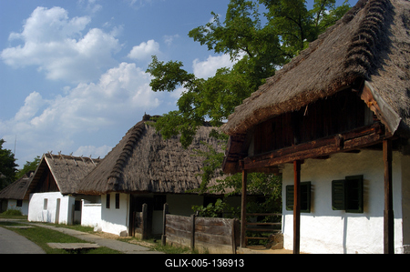 Szombathely, Vasi Skanzen-stock-foto