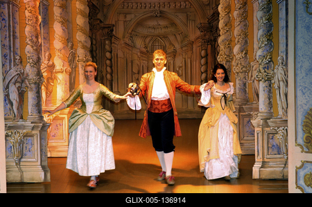 Barokk színház a Gödöllői Királyi Kastélyban-stock-foto