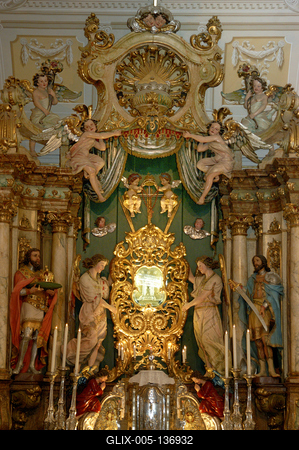 Máriabesnyő, Nagyboldogasszony Bazilika-stock-foto