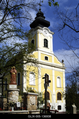Máriabesnyő, Nagyboldogasszony Bazilika-stock-foto