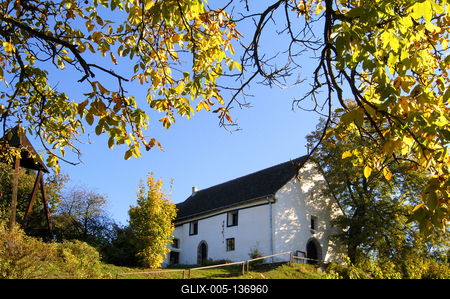 Nagybörzsöny, Bányász templom-stock-foto