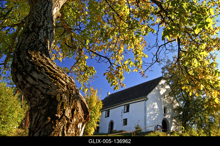 Nagybörzsöny, Bányász templom-stock-foto