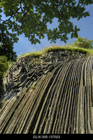 Bazaltorgonák-stock-foto