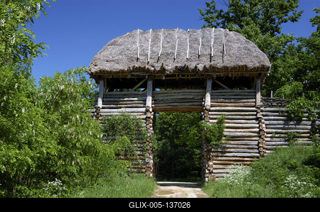 Vasvári sánc (Római sánc)-stock-foto
