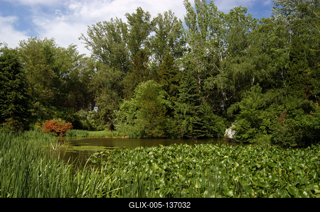 Szombathely, Kámoni Arborétum-stock-foto