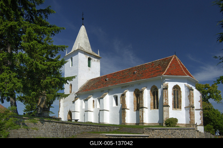 Zalaszántó, Római katolikus templom-stock-foto