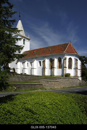 Zalaszántó, Római katolikus templom-stock-foto