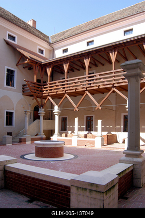 Ozora, Pipo-várkastély-stock-foto