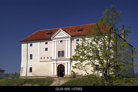 Ozora, Pipo-várkastély-stock-foto