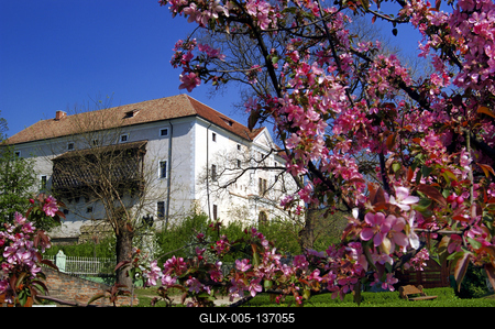 Ozora, Pipo-várkastély-stock-foto