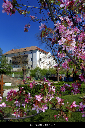 Ozora, Pipo-várkastély-stock-foto