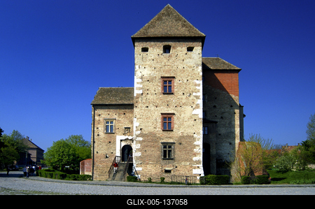 Simontornyai vár-stock-foto